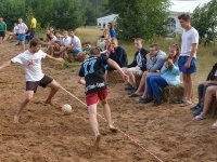 Победа "Олимпийца" в пляжном футболе на форуме "Я -гражданин Подмосковья"